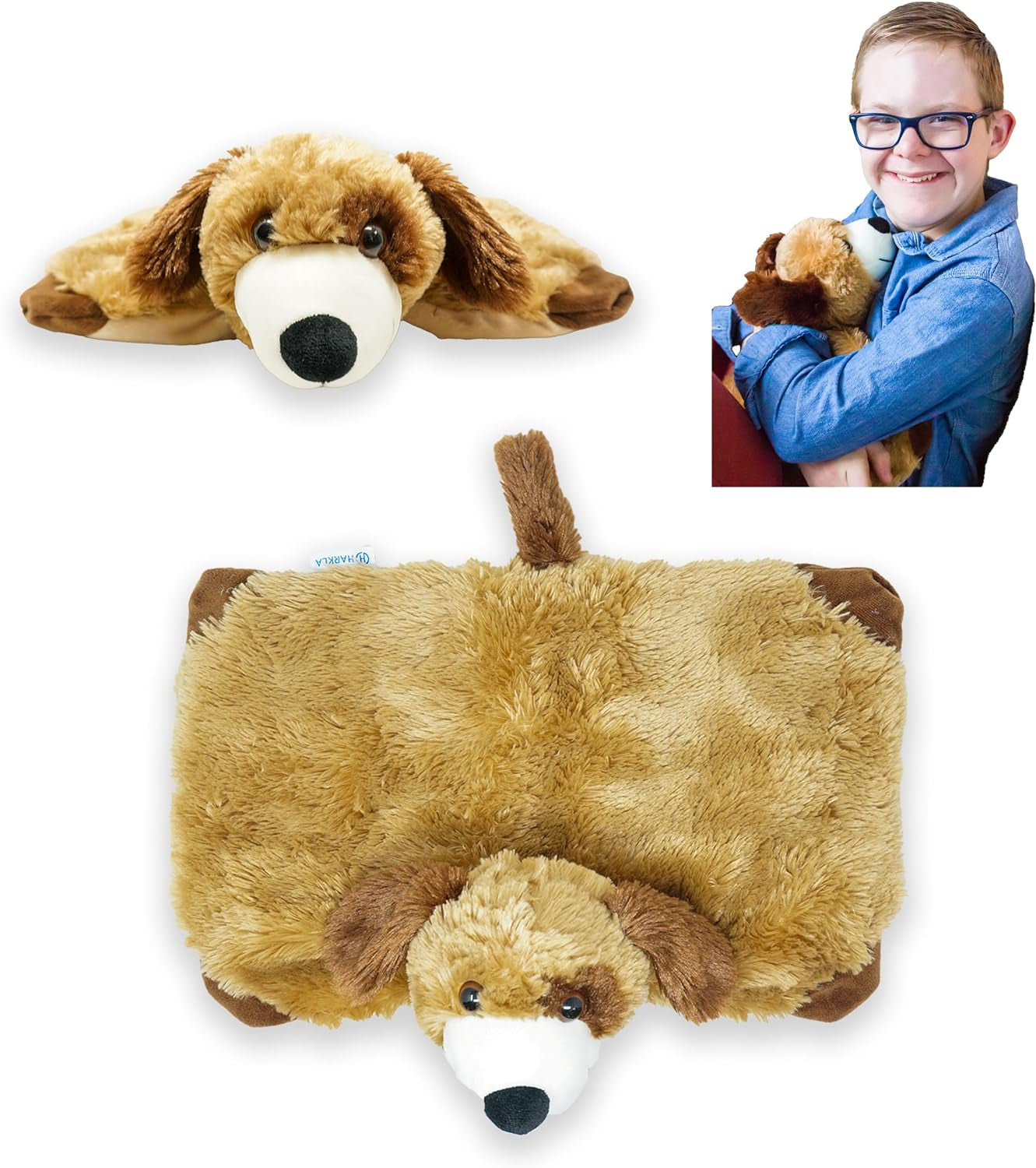 Weighted Stuffed Animal for Kids- 5Lb Weighted Lap Animal for Kids - Soft and Cuddly Weighted Lap Pad - Calming and Comforting